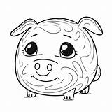 Ham Coloring Page sketch template