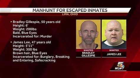 Manhunt underway for two escaped inmates from Ohio prison - YouTube