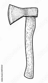 Coloring Hatchet Axe Pages Template Clipart Colouring Sketch Page sketch template