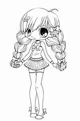 Cute Chibi Disney Coloring Pages Princess Aurora sketch template