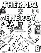 Thermal Energy Unit coloring/doodle page By Vivian George  TPT sketch template