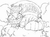 Catbus From Totoro coloring Pages  Letscoloritcom Cool sketch template