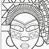 Coloring Ndebele Colouring Hut African Pages Drawing Kente Printable  sketch template