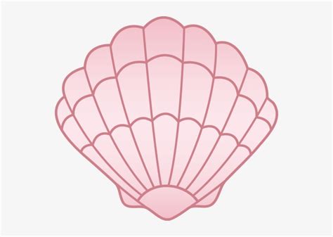 Vector Freeuse Download Sea Shell Pink Png Clip Art - Seashell Clipart ...