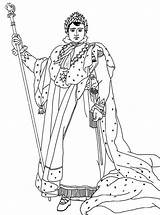 Napoleon Coloring Page sketch template