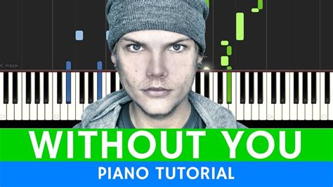 Avicii - Without You | PIANO | Tutorial (with SHEETS) - YouTube