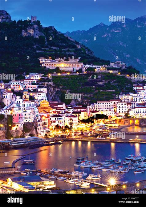 Amalfi Coast Night Italy High Resolution Stock Photography and Images - Alamy