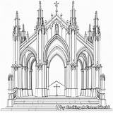 Gothic Coloring Pages  Free & Printable sketch template