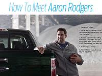 10 Meet Aaron Rodgers and win a 2014 Ford F-150 ideas | aaron rodgers ...