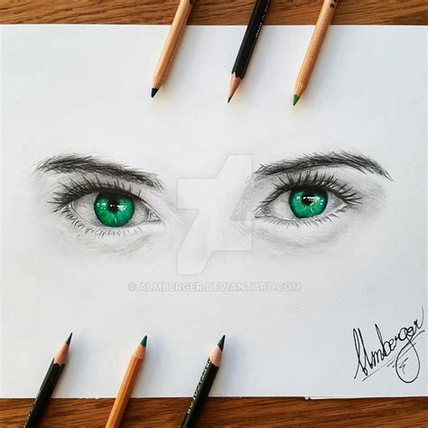 green eyes by almberger on DeviantArt