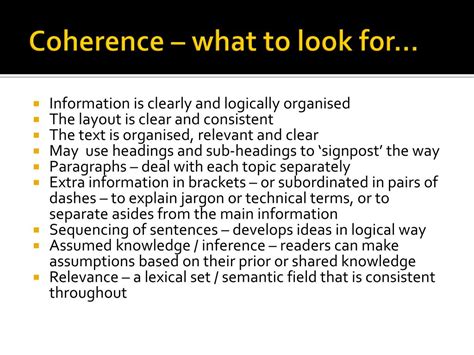 PPT - COHERENCE vs COHESION PowerPoint Presentation, free download - ID ...