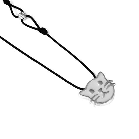 Cat Necklace Silver Cat Pendant Cat Jewelry Charm Gift - Etsy