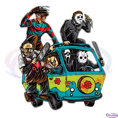 Horror Movie Characters Drawings