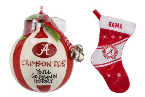 The Best Alabama Crimson Tide Christmas Ornaments & Decor of 2021 | Fanbuzz