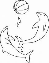 Gorgeous Dolphin Coloring Pages  Cool sketch template
