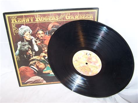 Kenny Rogers The Gambler Record Album, Poster, 1978