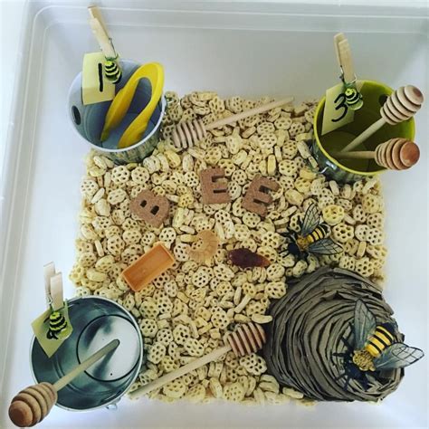 Pin by Kelley Elwell on Bee activities (With images) | Bee activities, Bee classroom, Sensory bins