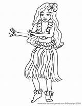 Hawaiian Printable Coloring Pages sketch template