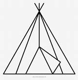 Teepee Drawing Tent Coloring Pages Drawings Tipi Colouring Getdrawings  sketch template