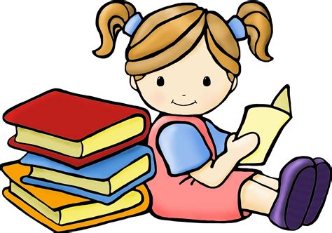 Clip Art Children Reading Books - ClipArt Best
