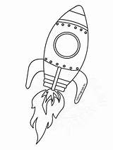 Rocket coloring Page For Preschool  Coloring sketch template