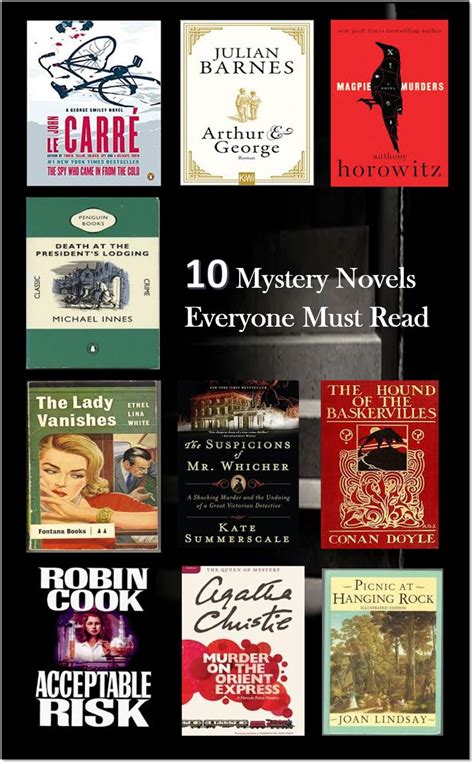 10 Mystery Novels everyone must read | Mystery novels, Mystery books, Novels