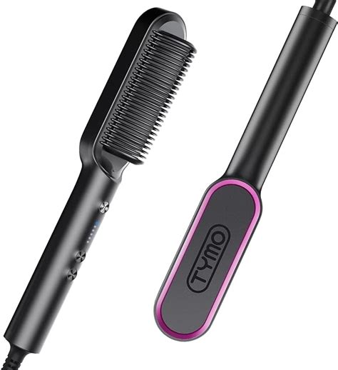 TYMO Hair Straightener, Hair Iron with Built-in Comb, Fast Heating & 5 ...