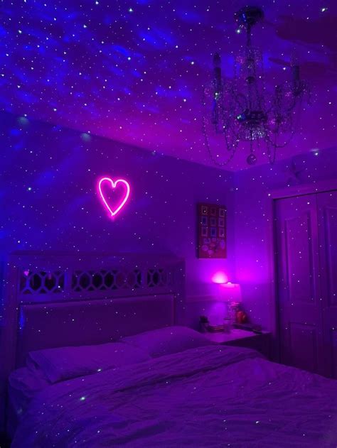 🌌Dream Galaxy Neon Starry Room in 2020 | Dreamy room, Neon room, Room ideas bedroom