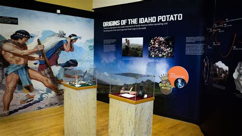 Exhibit on Blackfoot farmers at the Idaho Potato Museum - Yellowstone ...