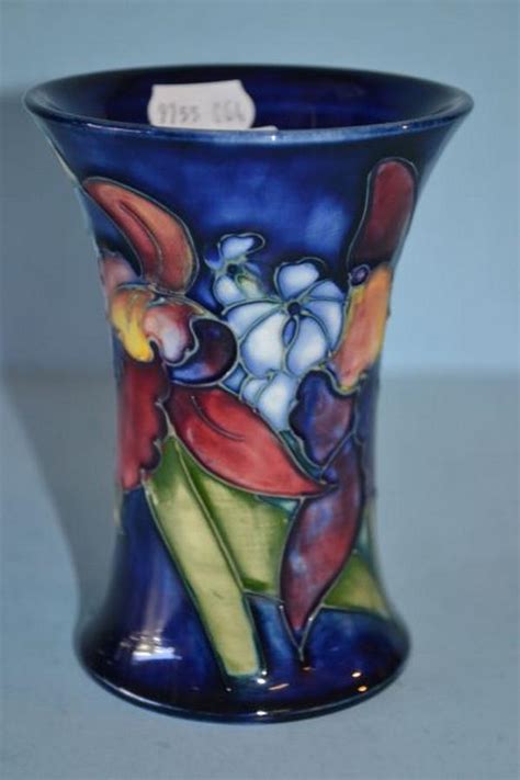Moorcroft multi floral vase with label, rare - Auction of Antiques, Collectables & Works of Art ...