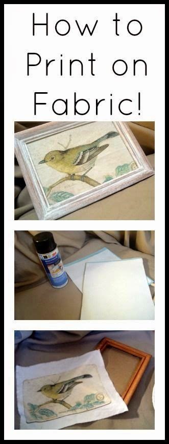 Learn how to print on fabric with your home printer. | Printing on fabric, Crafts, Craft projects