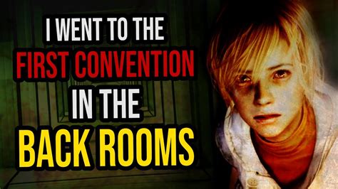 I went to the FIRST CONVENTION in the BACK ROOMS | Creepypasta - YouTube