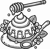 Honey Coloring Vector Art Icons And Graphics For Free Download sketch template