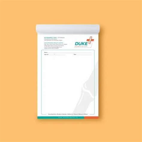 Doctor Prescription Pad Printing at best price in Ahmedabad | ID: 25182941888