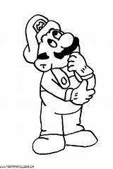 Super Mario chain chomp coloring Pages sketch template