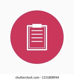 Clipboard Icon Vector Stock Vector (Royalty Free) 1151808944 | Shutterstock