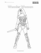 Wonder Woman Coloring Book Pages sketch template