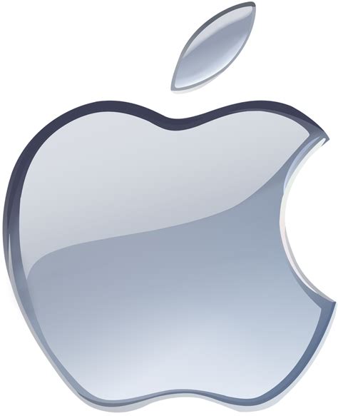 Silver Apple Logo 1 flat by WindyThePlaneh on DeviantArt