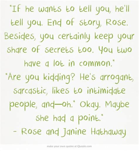 Vampire Academy Quotes Rose. QuotesGram