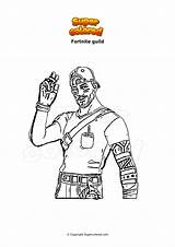 Coloring page Fortnite Shot Stopper  Supercoloredcom sketch template