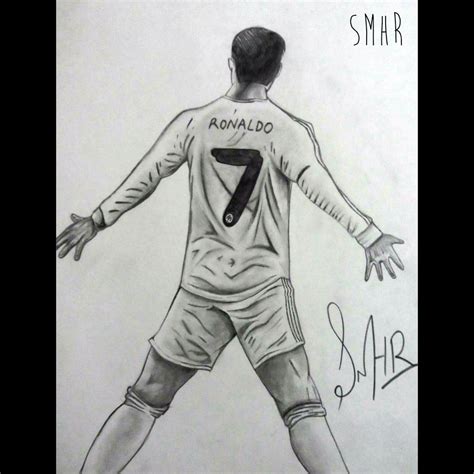 Cristiano Ronaldo celebration | sketch pencils by SMHR14 on DeviantArt