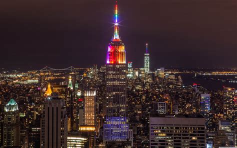 🔥 Download New York City Night Lights 4k HD Desktop Wallpaper For Ultra ...