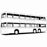 London Double Decker Bus Coloring Page Coloring Pages sketch template
