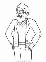 Archie Regular Show Coloring Page For Kids  Free sketch template