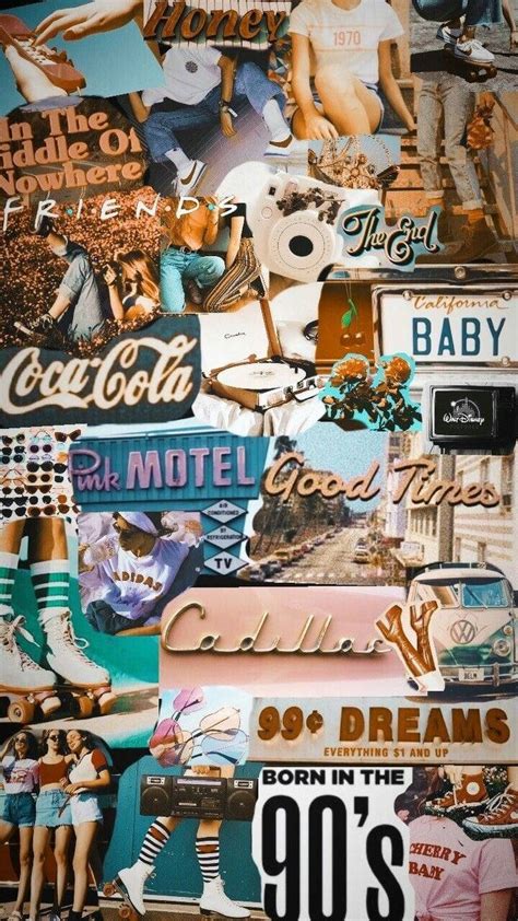 Download Vintage Collage Retro Aesthetic Iphone Wallpaper | Wallpapers.com