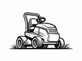 Fun Lawn Mower Coloring For Kids  Page sketch template