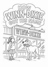 15  Because of Winn Dixie By Kate Dicamillo Inspired Printable Coloring sketch template
