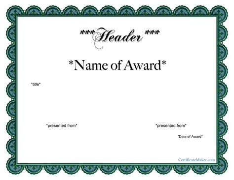 Free Customizable Award Certificates - Demir.iso-Consulting.co - Free Printable Soccer ...