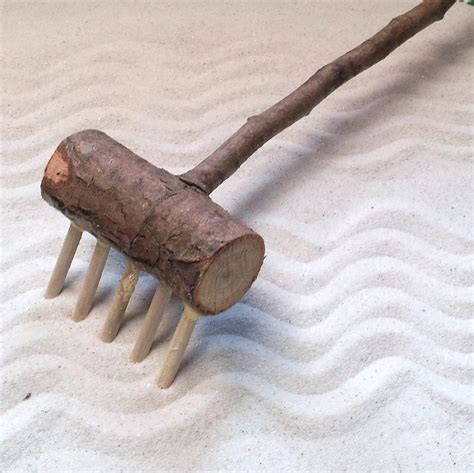 Lychee Life Mini Zen Garden Rakes Bamboo Rake Miniature Sand Tray Tools Crafts Decoration ...