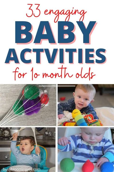 33 Easy & engaging activities for 10 month olds